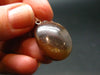 Yellow Sapphire Corundum Polished Crystal Silver Pendant From Sri Lanka - 1.4" - 40.0Carats