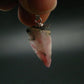 Rare Pink Tugtupite Sterling Silver Pendant From Greenland - 1.1" - 1.47 Grams