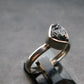Terminated Brookite Crystal Silver Ring From Arkansas - Size 8 - 2.21 Grams