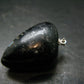 Very Rare Sterling Silver Nuumite Nuummite Pendant From Greenland - 1.6" - 24.04 Grams