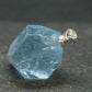 Natural Blue Topaz Crystal Silver Pendant From Russia - 1.0" - 28.10 Carats
