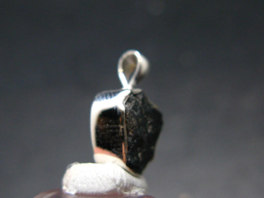 Alexandrite Chrysoberyl Crystal Silver Pendant From Brazil - 0.6" - 1.47 Grams
