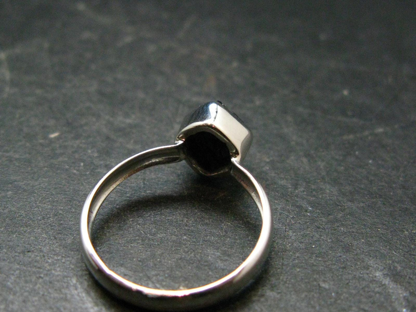 Terminated Brookite Crystal Silver Ring From Arkansas - Size 7 - 2.25 Grams