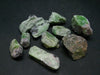 Lot of 10 Neon Tremolite Crystals from Tanzania - 400 Carats (80 Grams)