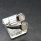 Natrolite Silver Ring From Russia - 2.0 Grams - Size 7