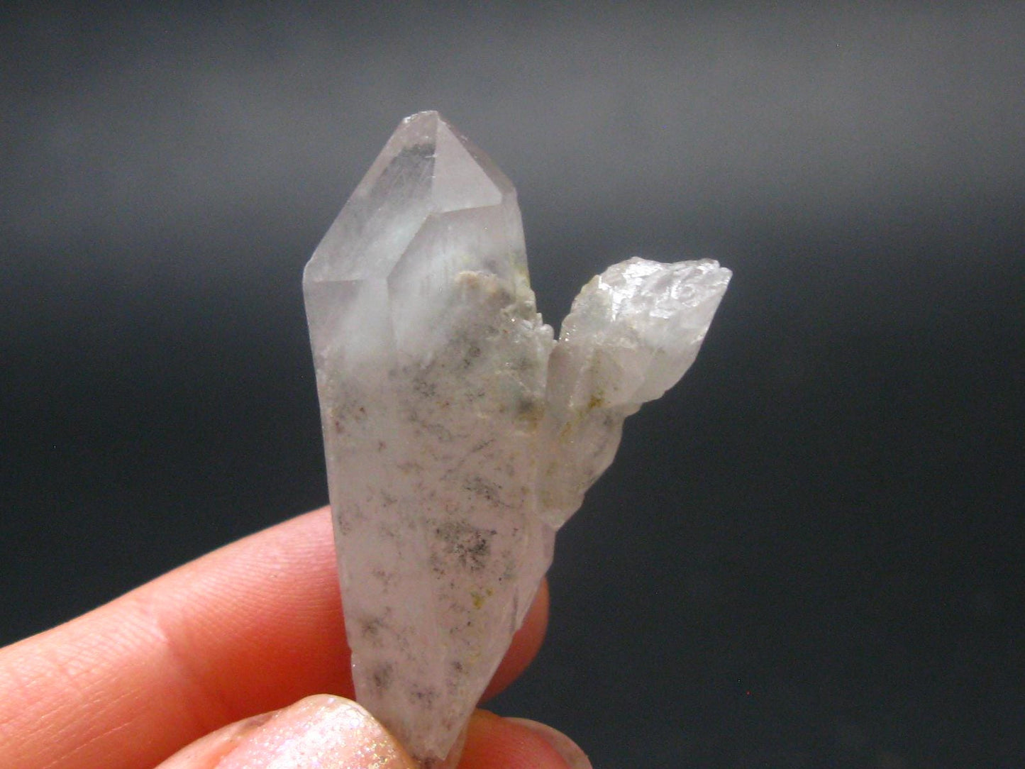 Ajoite In Quartz Crystal From South Africa - 1.5" - 9.00 Grams