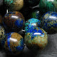 Azurite Genuine Bracelet ~ 7 Inches ~ 16mm Round Beads