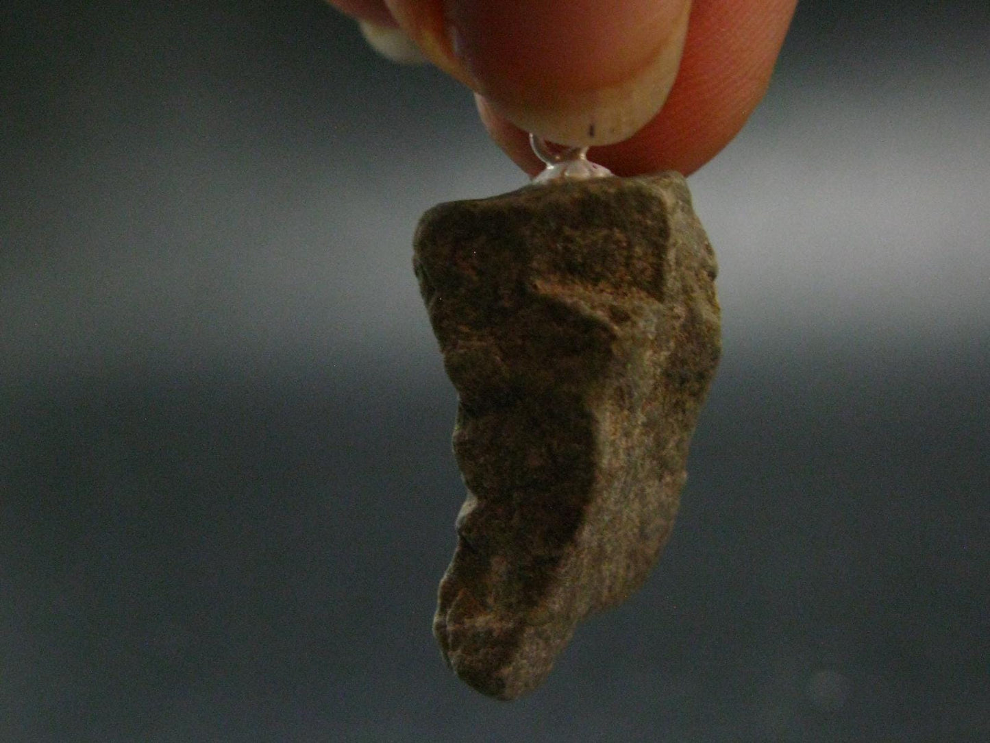 Rare Shammanite Shamanite Master Shamanite Sterling Silver Pendant From USA - 1.4" - 4.71 Grams