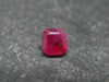 Beautiful Rare Gem Bixbite Red Beryl Emerald Cut Stone From Utah USA - 0.33 Carats - 4.6x4.1mm