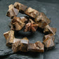 Rare Staurolite Genuine Bracelet ~ 7 Inches ~ 15mm Crystal Beads