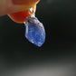 Tanzanite Pendant In Sterling Silver From Tanzania - 0.8" - 1.50 Grams