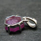 Ruby Crystal Silver Pendant from Africa - 0.6" - 1.47 Grams