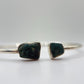 Grandidierite Bracelet Blue Green Gemstone Silver Link Bracelet Minimalist Jewelry Gift