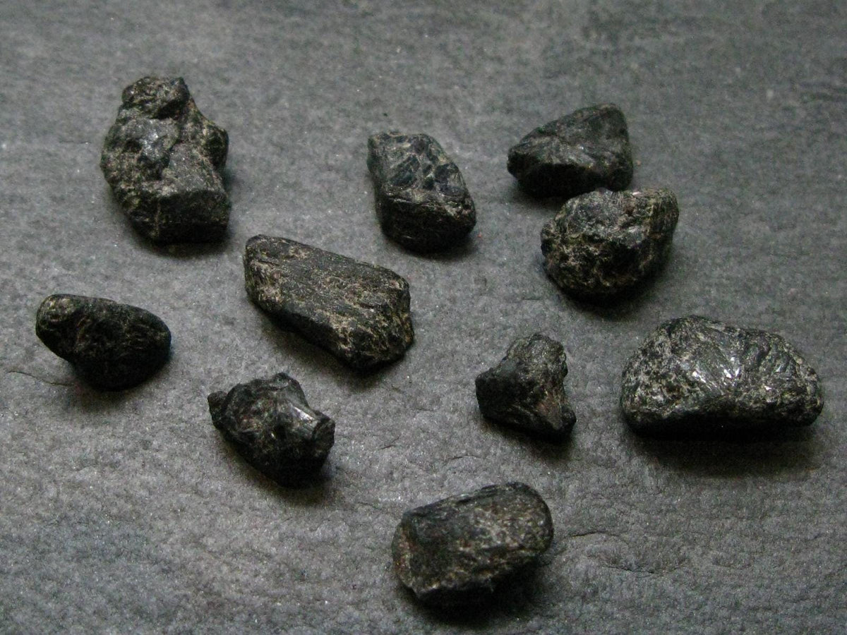 Lot of 10 Rare Alexandrite Chrysoberyl Crystals From Brazil - 50.40 Carats
