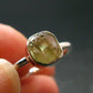Chrysoberyl Silver Ring From Brazil - 2.07 Grams - Size 6