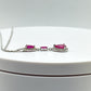 Ruby Drop Necklace | Sterling Silver | Elegant July Birthstone Jewelry