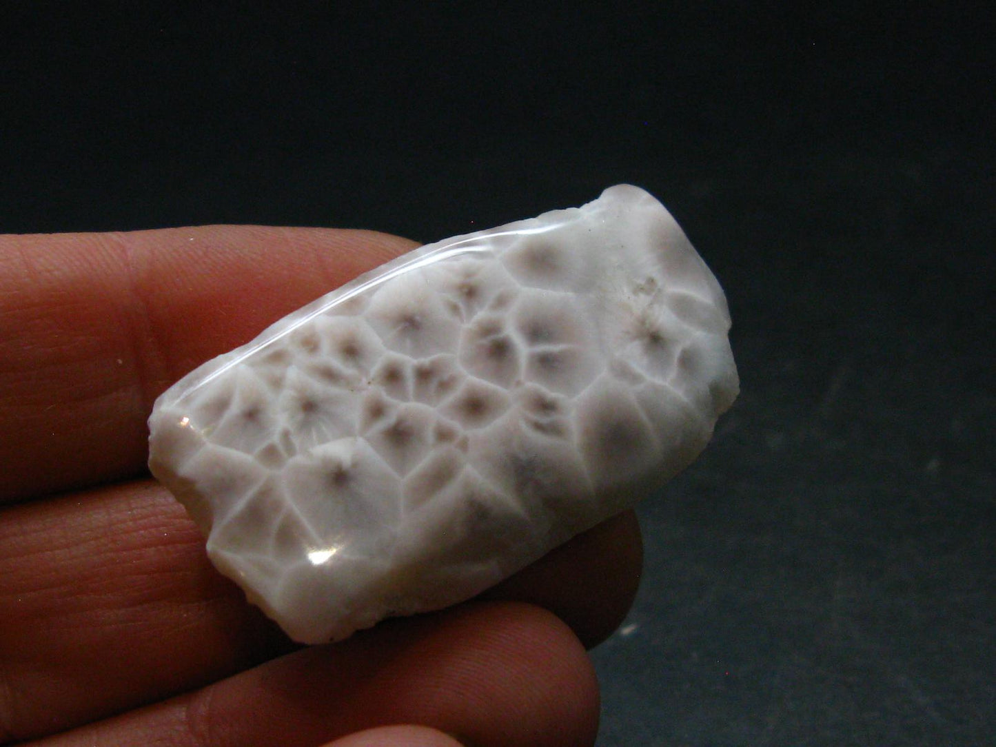 Natrolite Tumbled Stone from Indonesia - 1.4" - 7.02 Grams