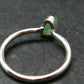Gem Green Kornerupine Silver Ring From Tanzania - 1.94 Grams - size 7