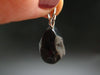 Rare Black Spinel Sterling Silver Pendant From Tanzania - 1.0"