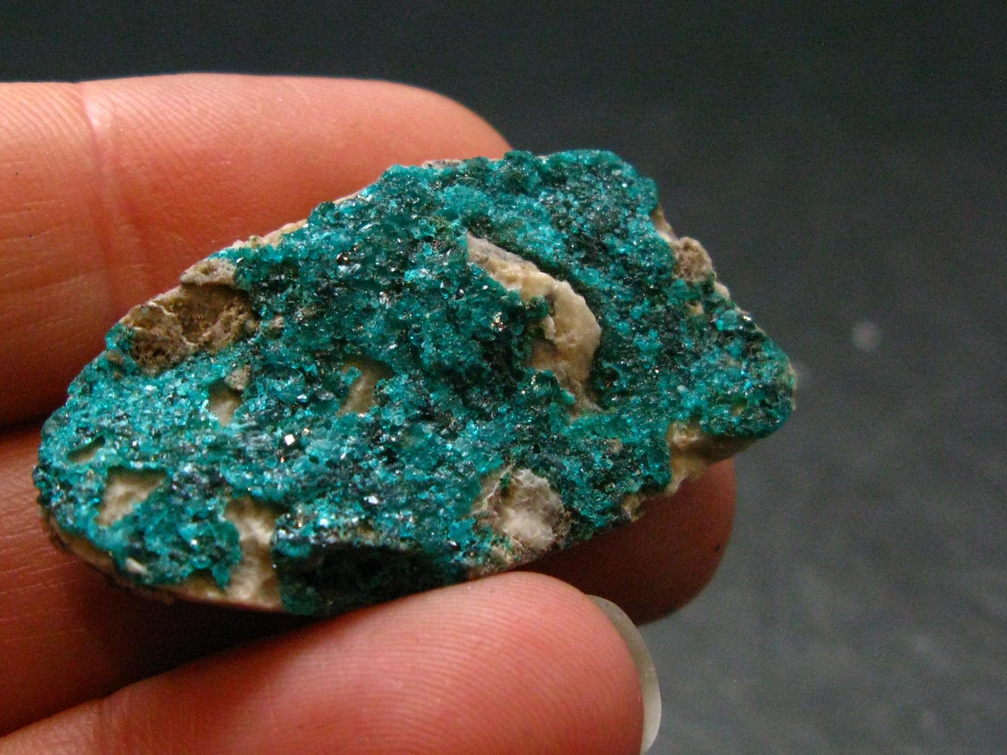Beautiful Dioptase Cluster from Kazakhstan - 1.3" - 3.79 Grams