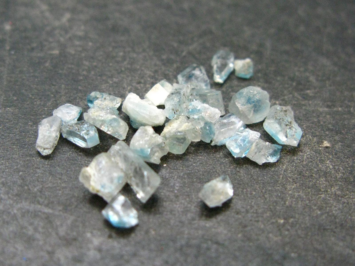 Lot of 25 Euclase Gem Crystal From Brazil - 7.65 Carats