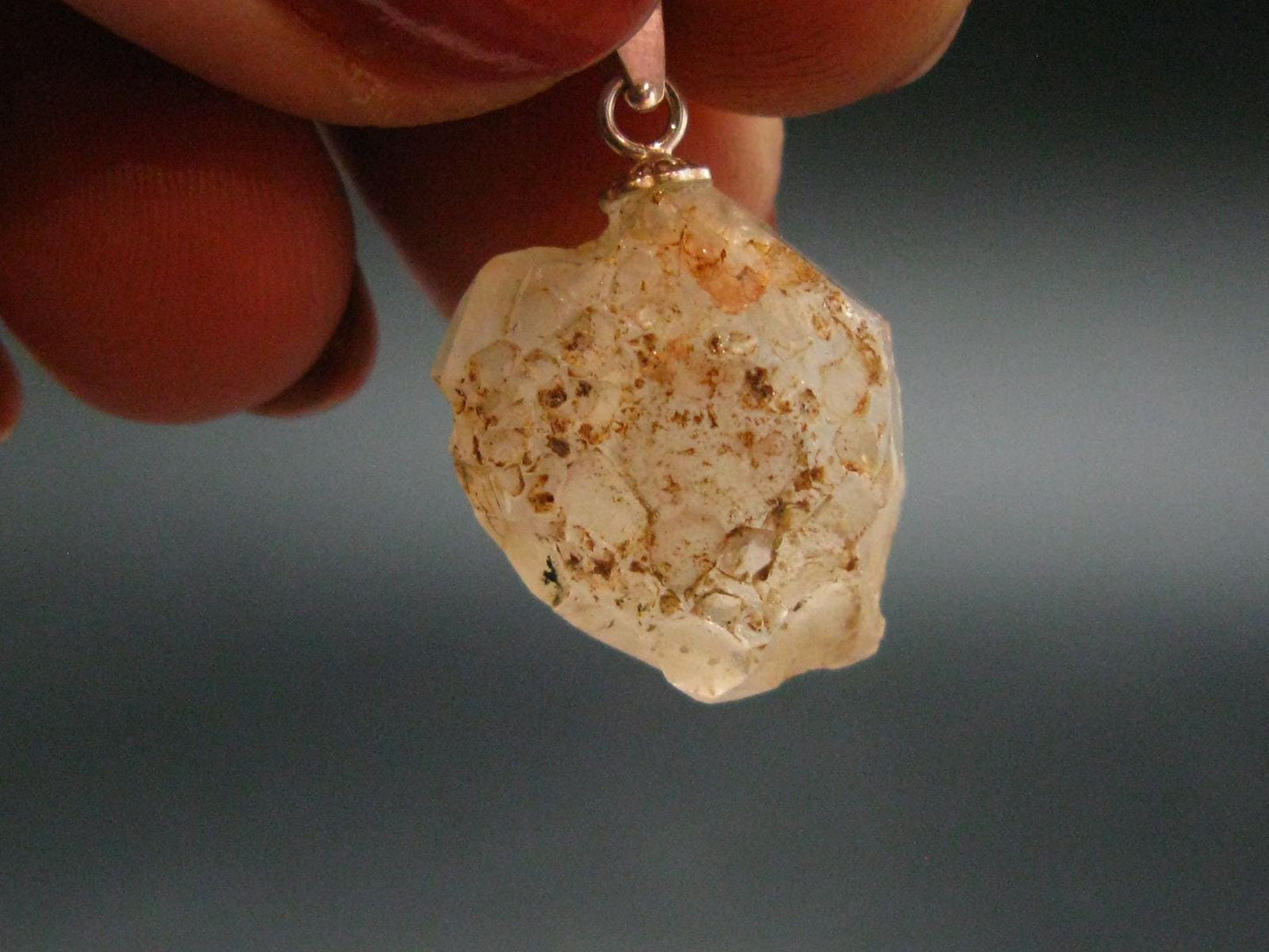 Rare Phenakite Phenacite Crystal Pendant from Madagascar - 16.75 Carats - 0.9"