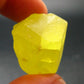 Large Yellow Sulphur Sulfur Crystal Italy - 1.1"