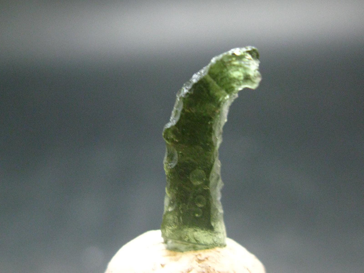 Moldavite Tektite Raw Piece from Czech Republic - 0.8" - 5.0 Carats - 1.0 Grams