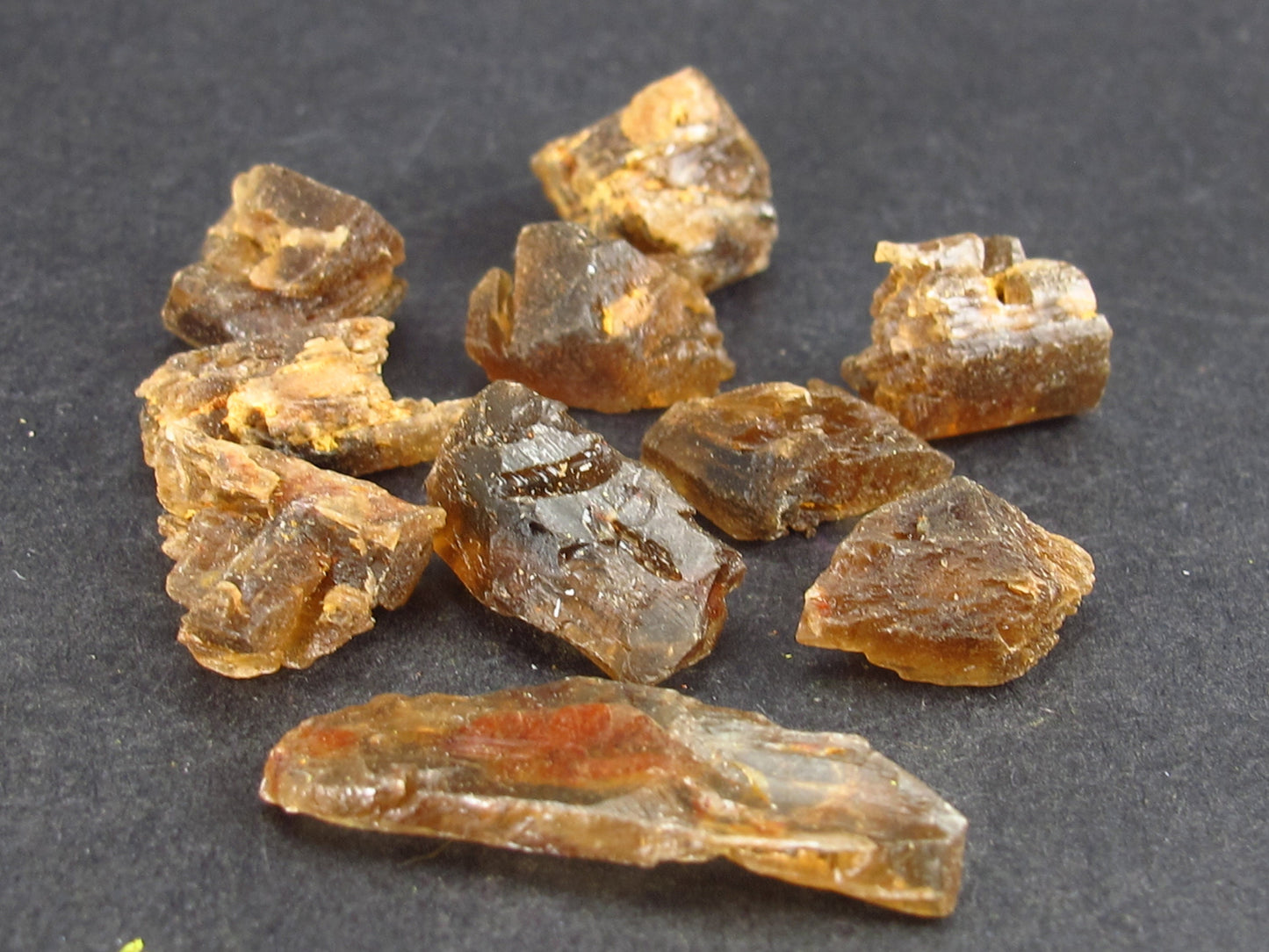 Lot of 10 Rare Enstatite Crystals From Tanzania - 16 Grams