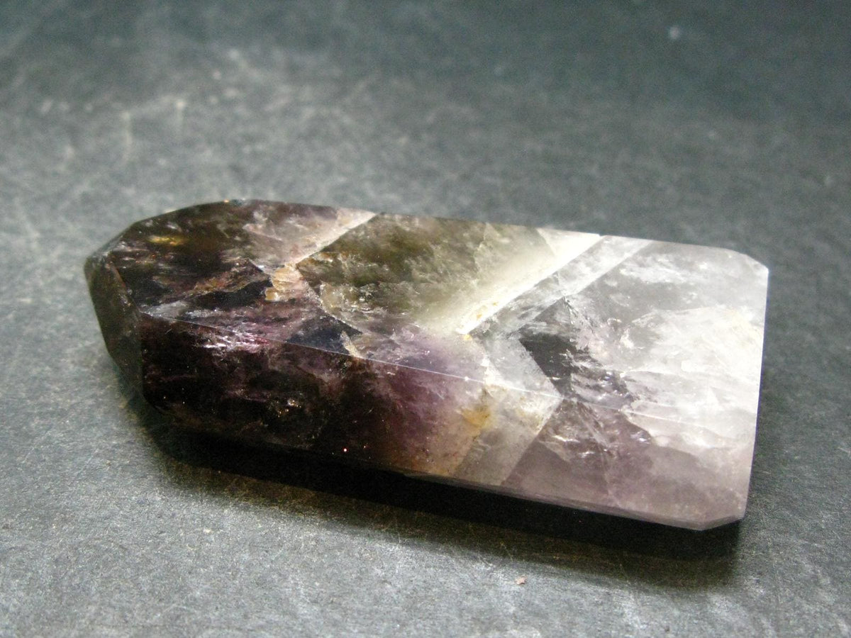 Cacoxenite Amethyst Polished Crystal From Brazil - 2.5"