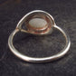 Natural Oval Shaped Glow From Inside Moonstone 925 Silver Ring - Size 7.5 - 2.4 Grams