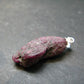 Ruby Silver Pendant from India - 1.2" - 4.84 Grams