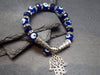 Evil Eye Genuine Bracelet ~ 7 Inches ~ Mixed Beads