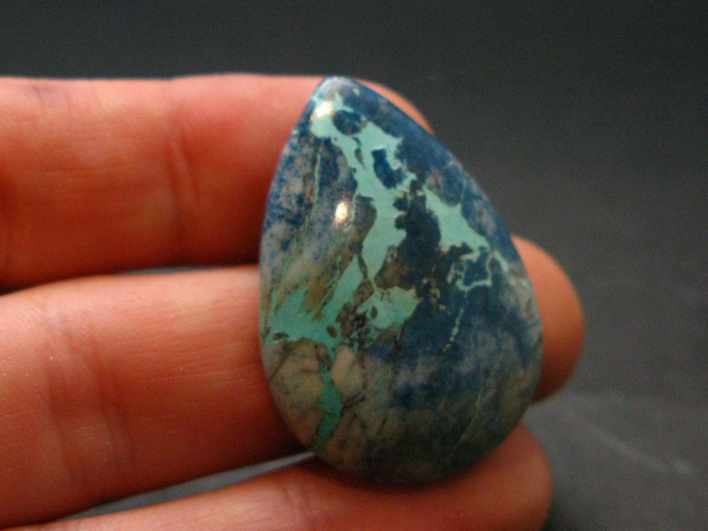 Shattuckite Cabochon from Namibia - 1.2" - 5.07 Grams