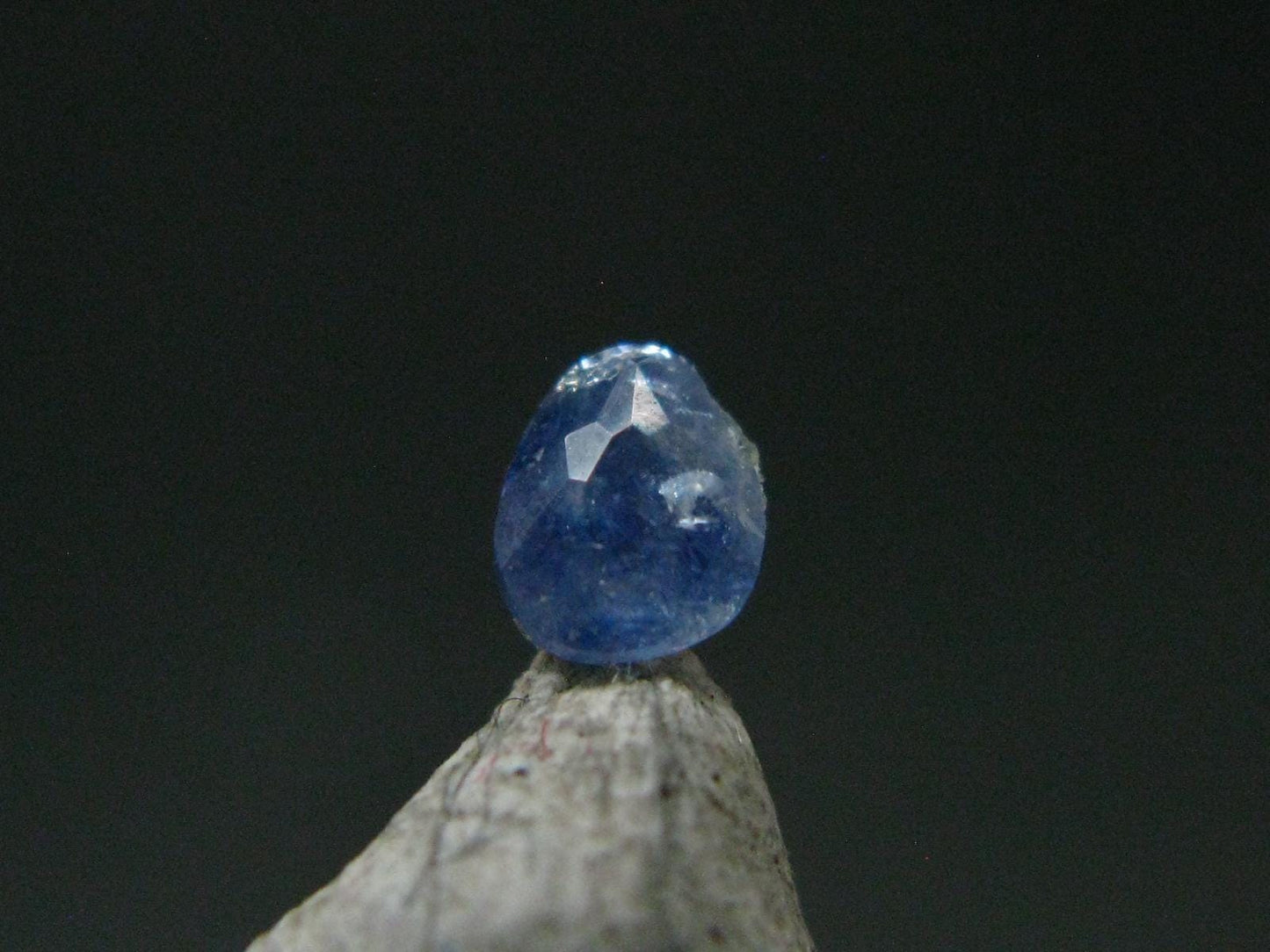 Gem Benitoite Cut Stone From California - 0.20 Carats - 4x3mm