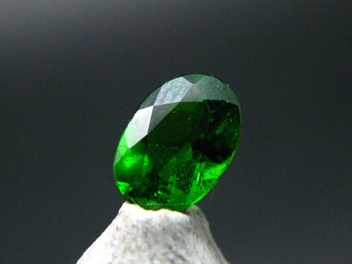 Chrome Diopside Gem Cut Stone From Russia - 0.74 Carats