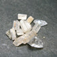 Lot of 10 Rare Hambergite Crystals From Madagascar - 6.95 Carats