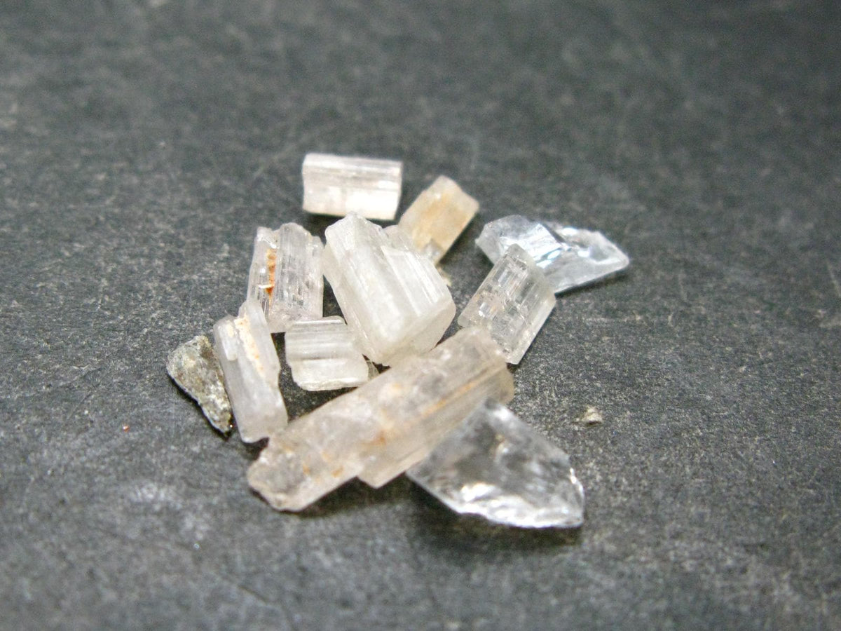 Lot of 10 Rare Hambergite Crystals From Madagascar - 6.95 Carats