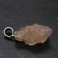 Rare Terminated Gemmy Nirvana (Pink Ice) Quartz Crystal Silver Pendant from the Himalayas - 0.8" - 1.5 Grams