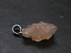 Rare Terminated Gemmy Nirvana (Pink Ice) Quartz Crystal Silver Pendant from the Himalayas - 0.8" - 1.5 Grams