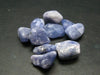 Lot of 10 Gem Tanzanite Zoisite Tumbled Pieces From Tanzania - 24.67 Grams
