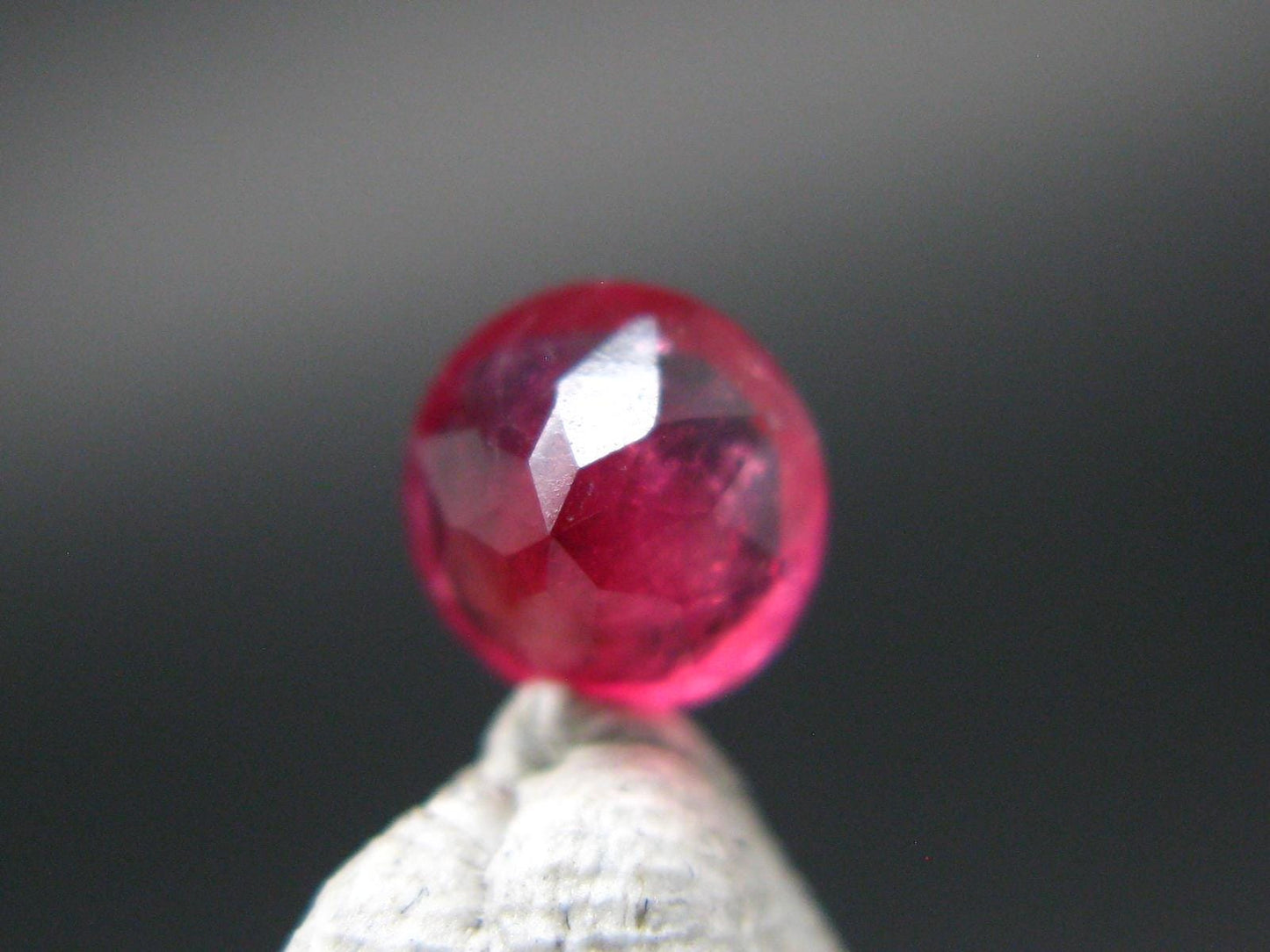 Beautiful Rare Gem Bixbite Red Beryl Emerald Cut Stone From Utah USA - 0.46 Carats - 5.0x5.0mm