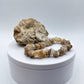 Raw Herderite Crystal Chip Bracelet – Natural Golden Stone Stretch Bracelet - Weight 28.77 g