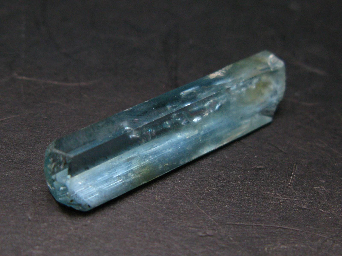 Gem Aquamarine Crystal Blue Beryl From Vietnam - 4.48 Grams - 1.5"