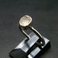 Phenakite Phenacite Crystal Silver Ring From Brazil - Size 6 - 1.79 Grams