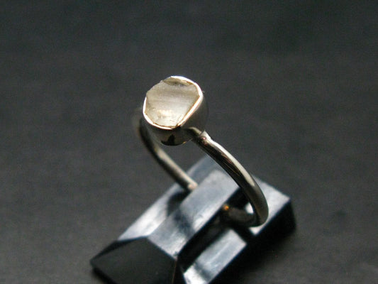 Phenakite Phenacite Crystal Silver Ring From Brazil - Size 6 - 1.79 Grams