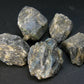 Lot of Five Rough Iridescent Labradorite from Madagascar