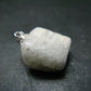 Clear Petalite Crystal Silver Pendant from Brazil - 0.9" - 3.63 Grams