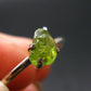 Peridot Olivine Sterling Silver Ring - Size 8 - 1.79 Grams