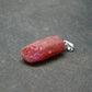 Rare Ruby Crystal Silver Pendant from India - 1.1" - 4.4 Grams